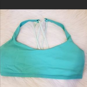 Lululemon Teal Sports Bra Size 8